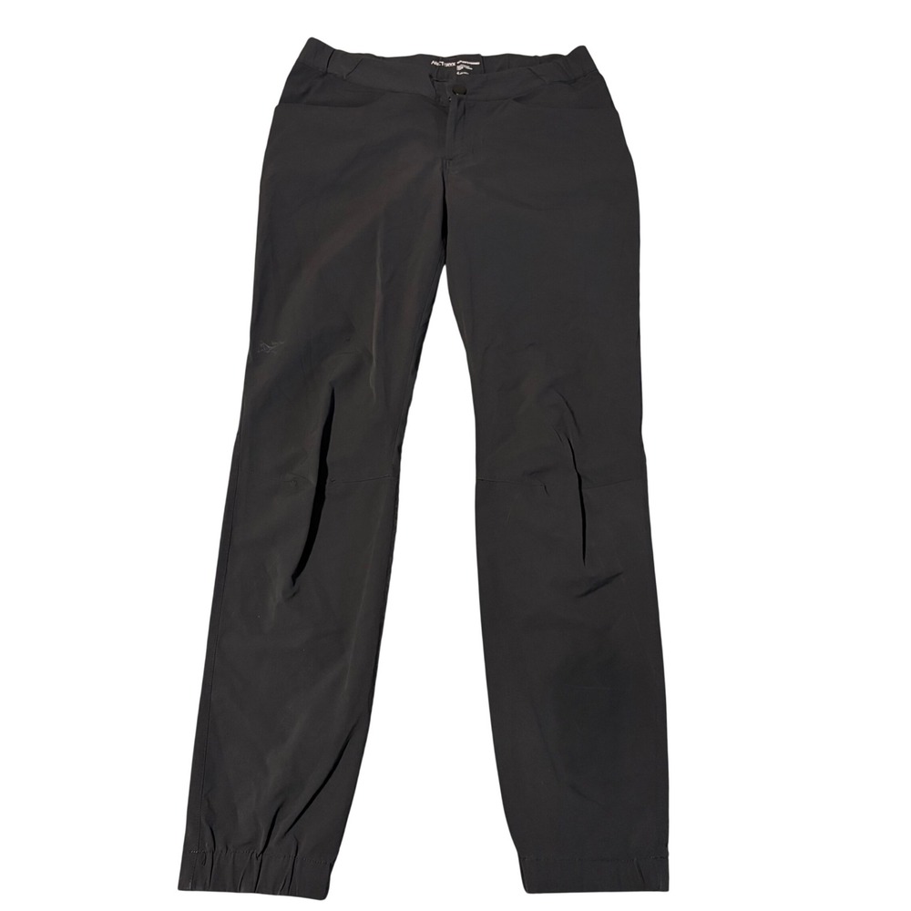 Arc'teryx Sabria Hiking Pants Womens 4 Black Slim Fit Technical Stretch Outdoor